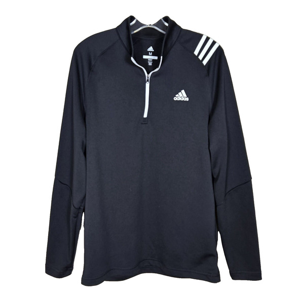 ADIDAS GOLF French Terry Active Fleece Quarter Zip Size Med Pullover Performance - Picture 1 of 14